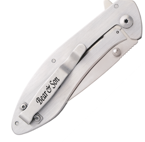 Bear & Son 4" Stainless Framelock (112)
