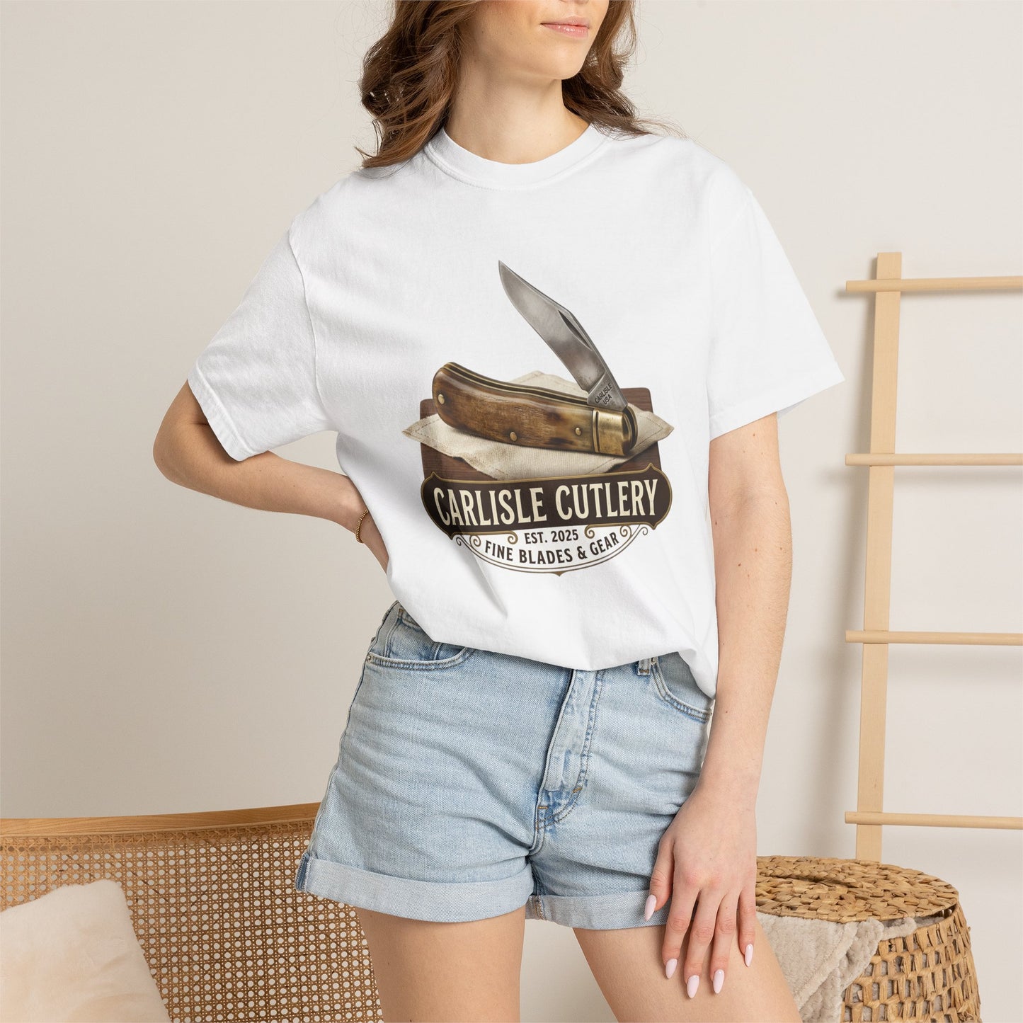 Carlisle Cutlery Pocket Knife T-Shirt — Vintage Blade & Gear Logo