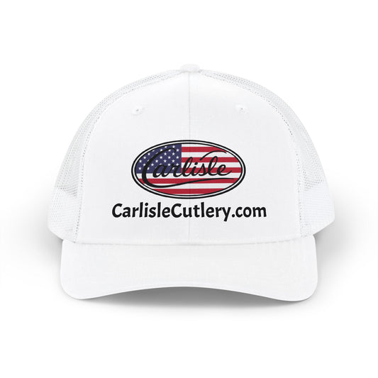 Patriotic CarlisleCutlery.com Snapback Trucker Cap