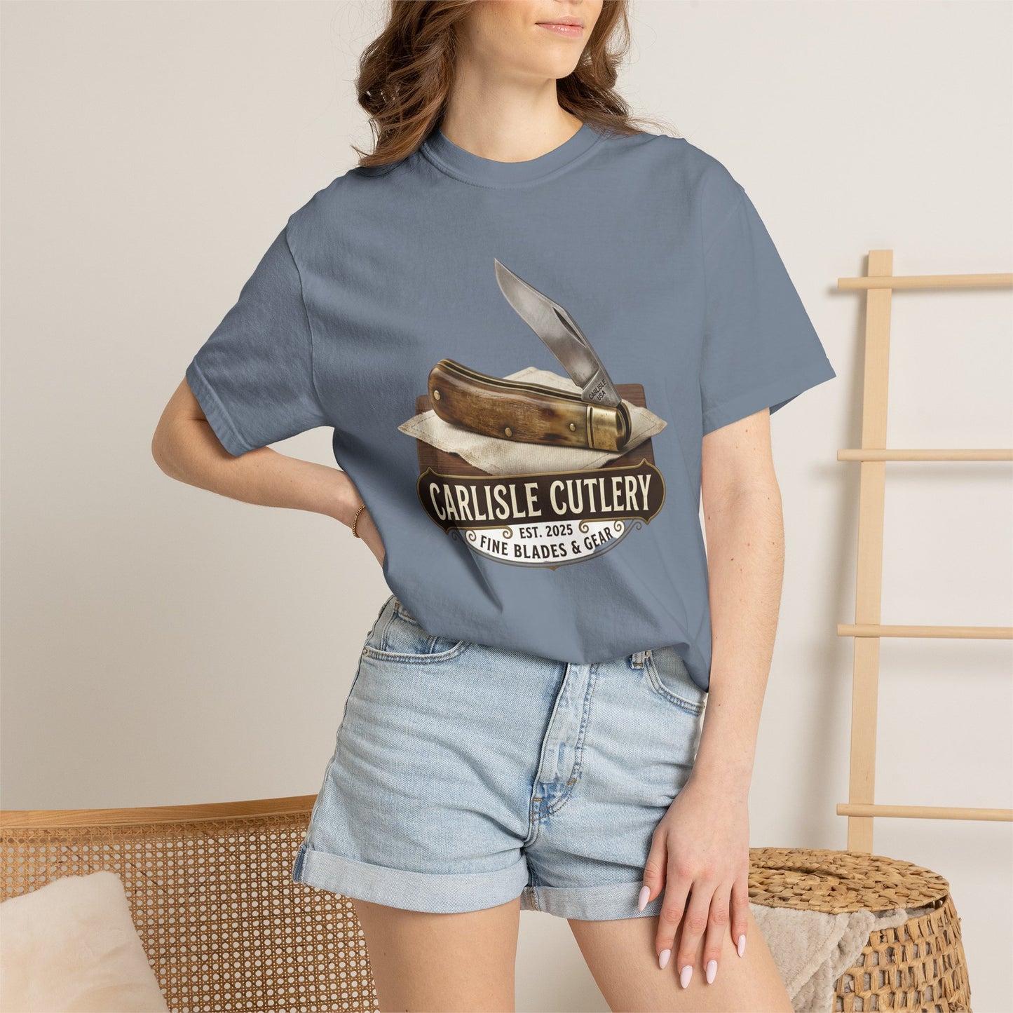 Carlisle Cutlery Pocket Knife T-Shirt — Vintage Blade & Gear Logo