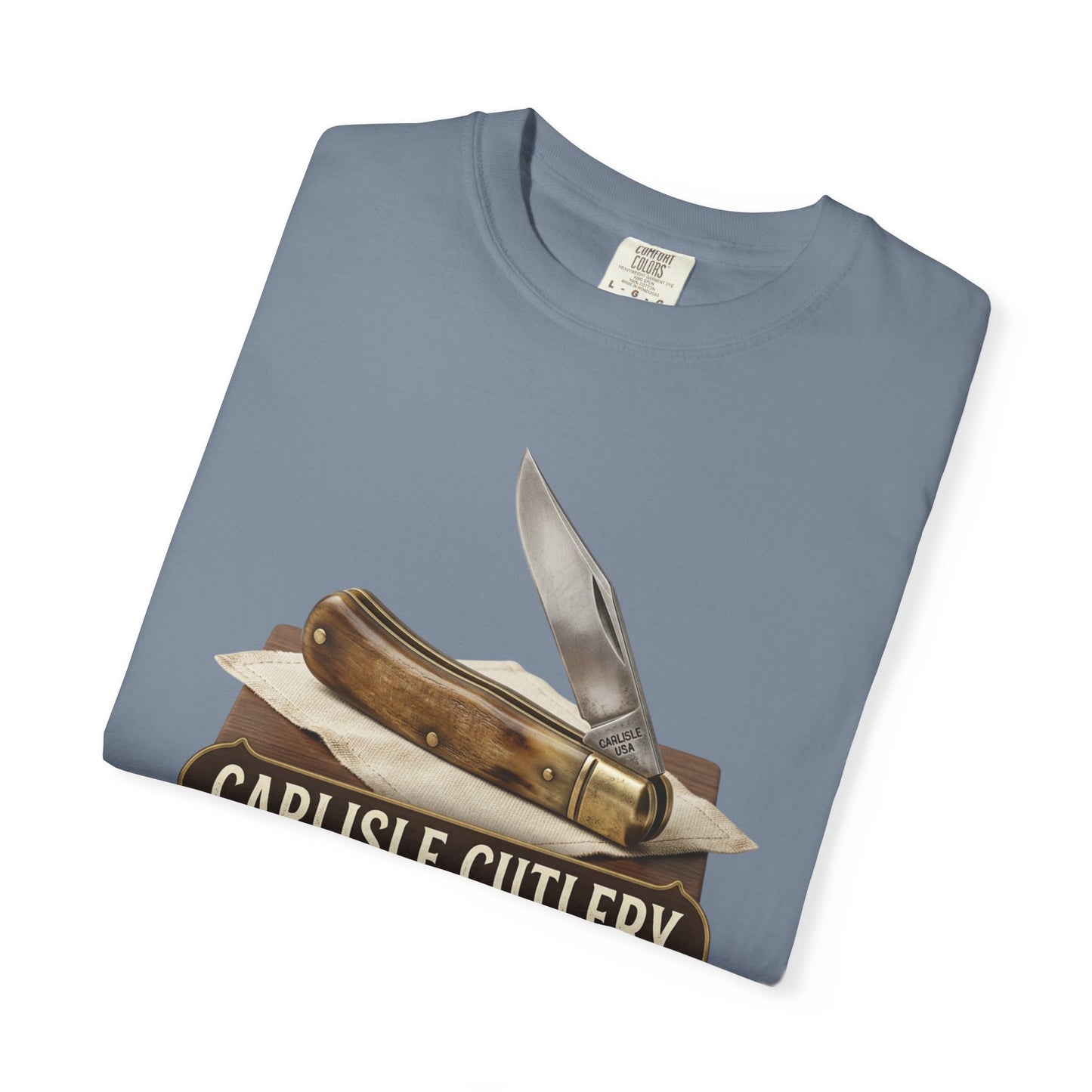 Carlisle Cutlery Pocket Knife T-Shirt — Vintage Blade & Gear Logo