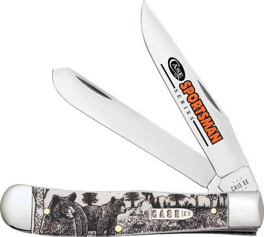Case Sportsman Series Bear Natural Bone Smooth Trapper CA81223