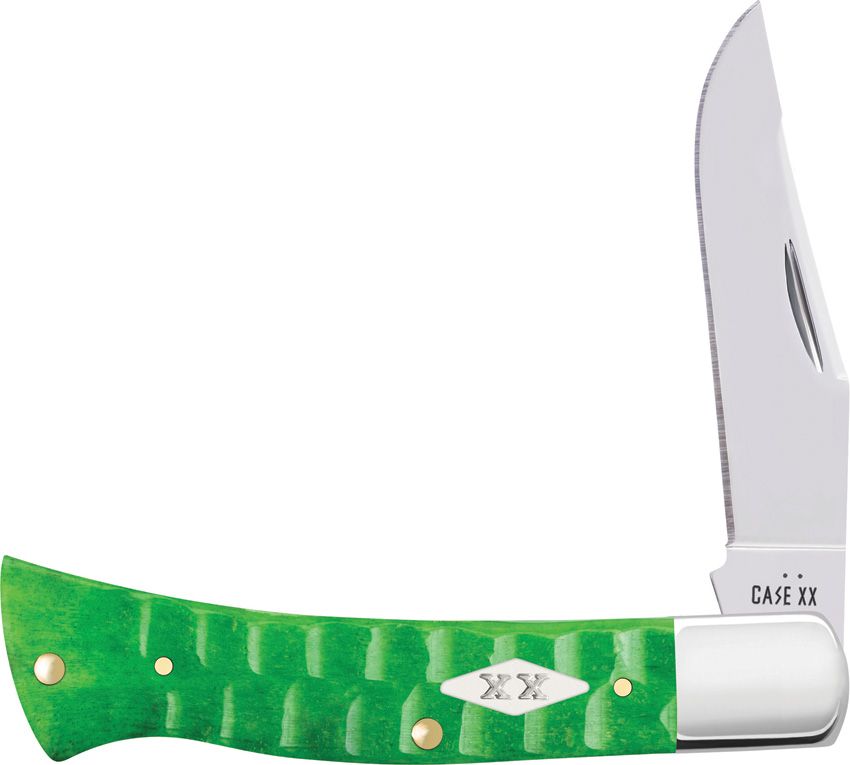 Case Bright Green Gator Jig Bone Axe Handle CA11445