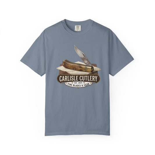 Carlisle Cutlery Pocket Knife T-Shirt — Vintage Blade & Gear Logo