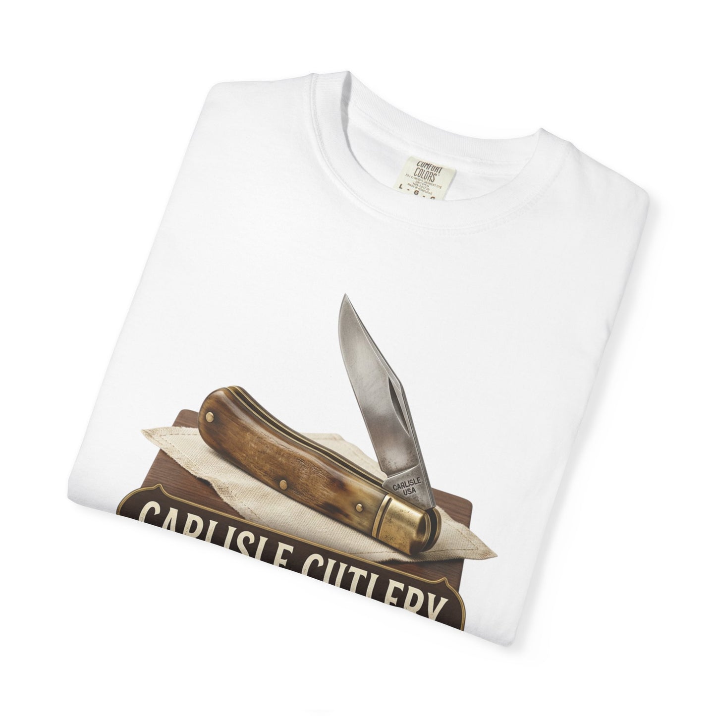 Carlisle Cutlery Pocket Knife T-Shirt — Vintage Blade & Gear Logo
