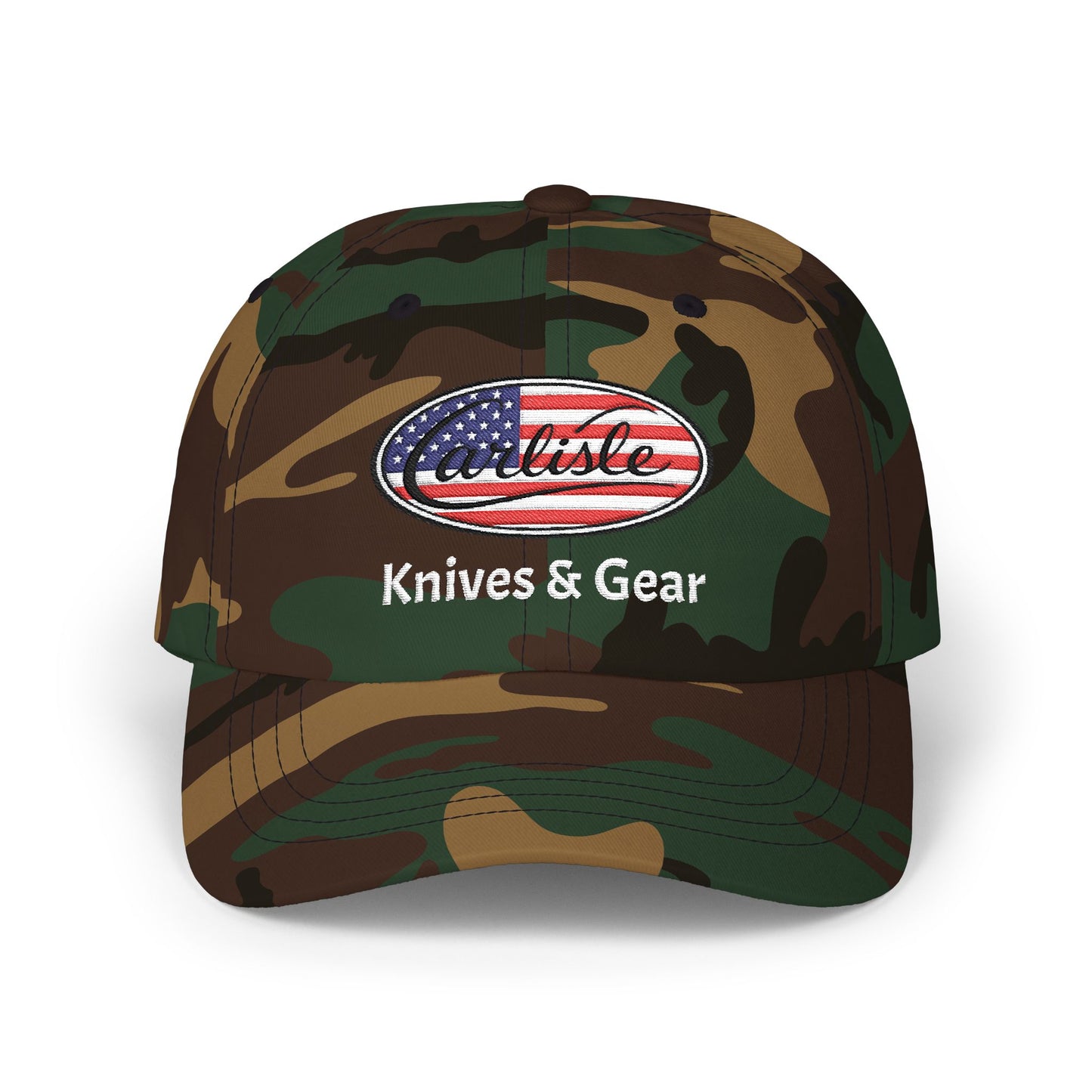 American Flag Dad Cap — Classic USA Embroidered Baseball Hat