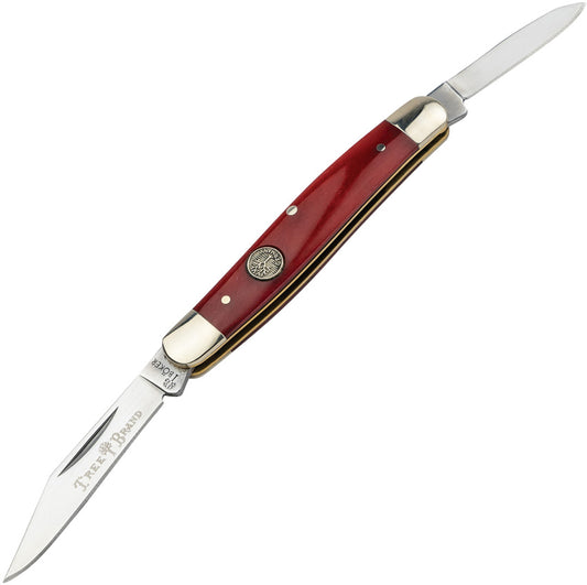 Boker Tree Brand Small Pen Red Smooth Bone  (BO110844)