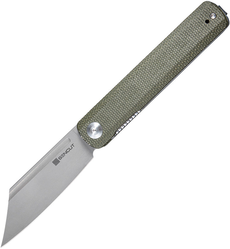Sencut Bronte Green Micarta (SA08B)