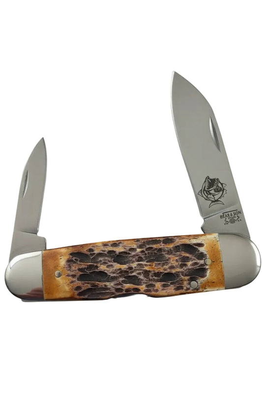 Genuine India Stag Bone 4" Piranha
